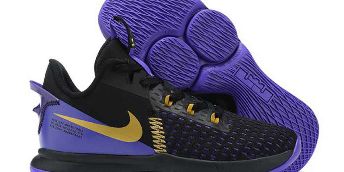 Gorgeous Lakers dress up! LeBron Witness 5 new color will be on sale soon