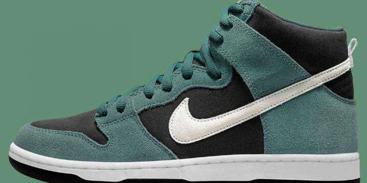 The Nike SB Dunk High Ushers Releasing With Green Suede Overlays