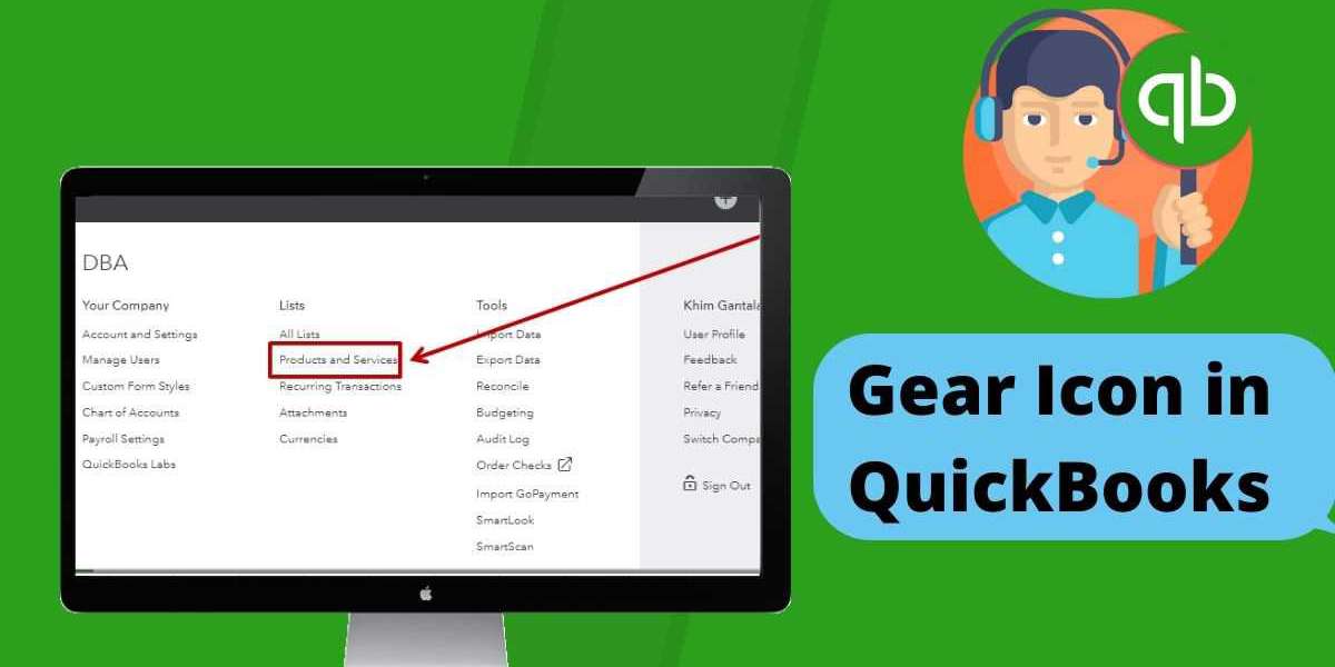 What is the Gear Icon in QuickBooks Desktop and Online?