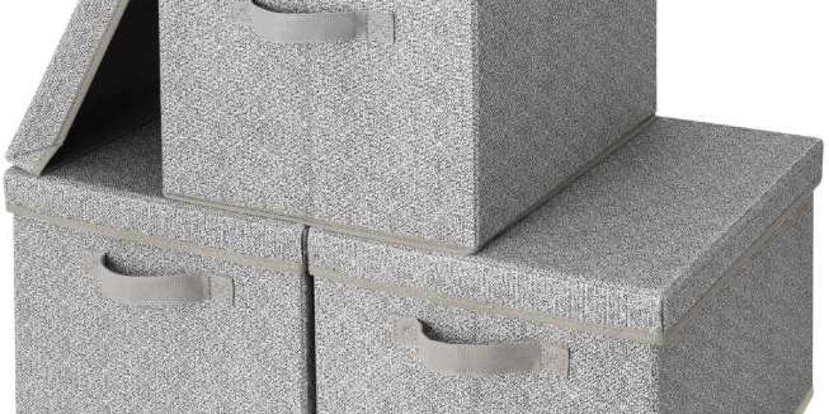 Folomie Stackable Waterproof Foldable Storage Bins - Reinforced Handles