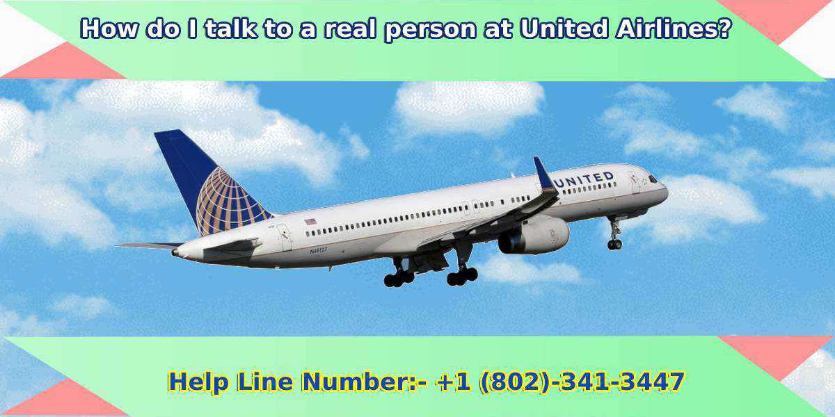 How do I talk to a real person at United Airlines?