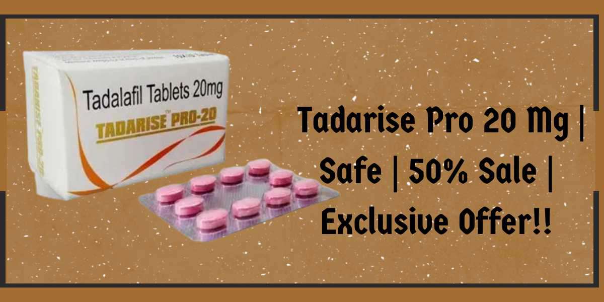 Tadarise Pro 20 Mg | Safe | 50% Sale | Exclusive Offer!!