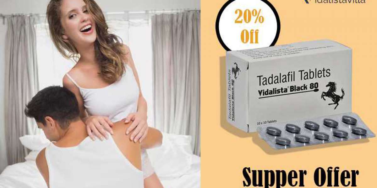 Get the Best Offer on Vidalista Black 80 ED Tadalafil Now - Sale