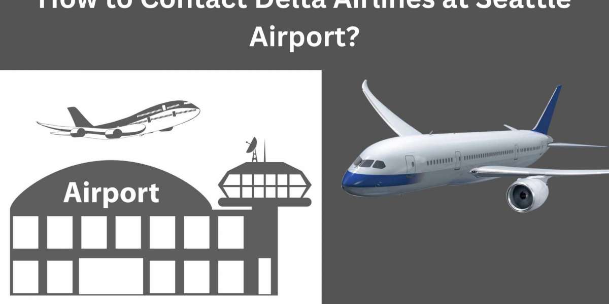 How can I contact Delta at Seattle Airport?