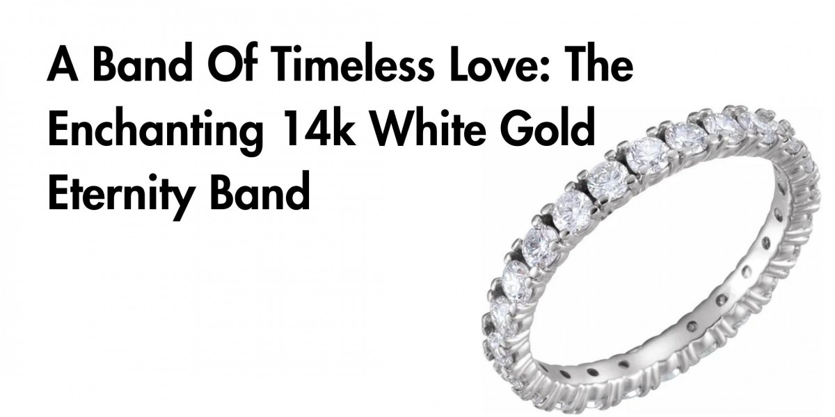 A Band Of Timeless Love: The Enchanting 14k White Gold Eternity Band