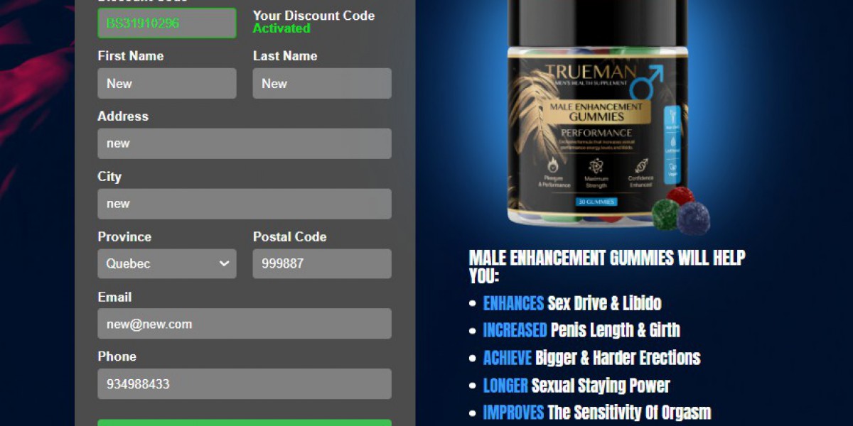 Trueman Male Enhancement Gummies (Canada, USA) User Reviews & Does It Work?