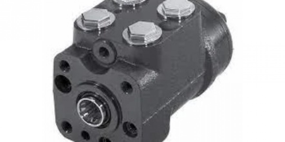 What are the key components and functions of hydraulic steering control units?