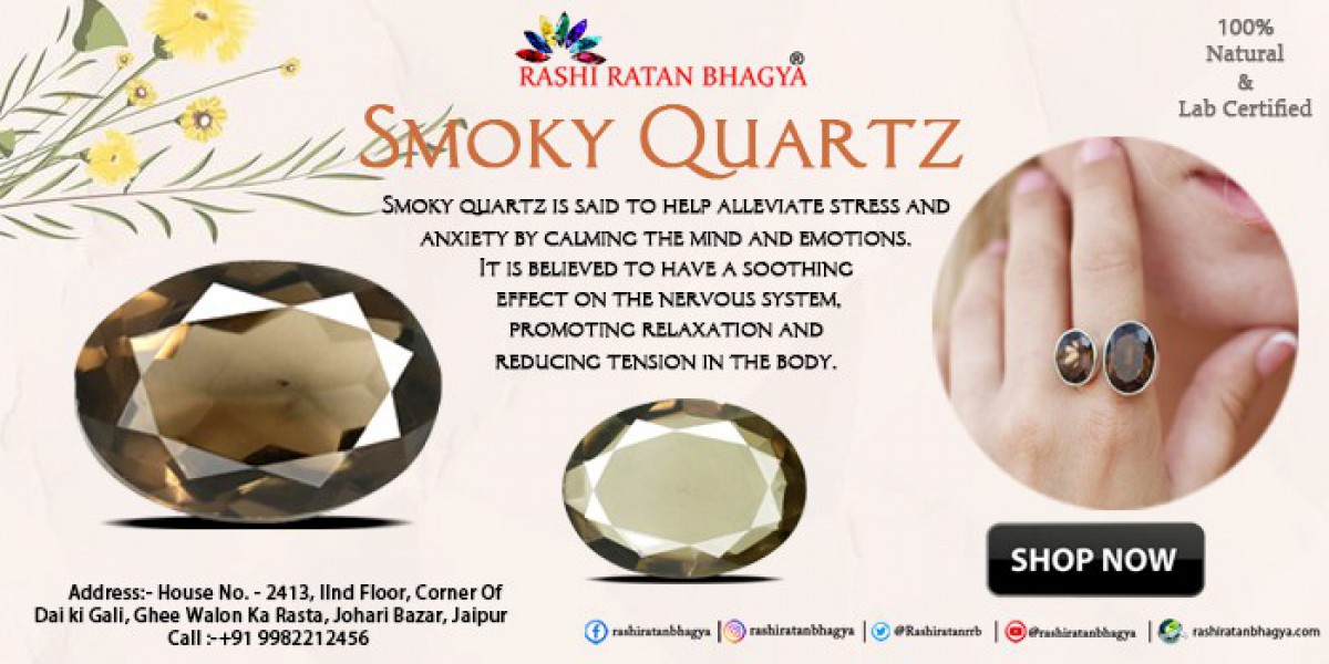 Buy Natural Smoky Quartz Gemstone Online In India