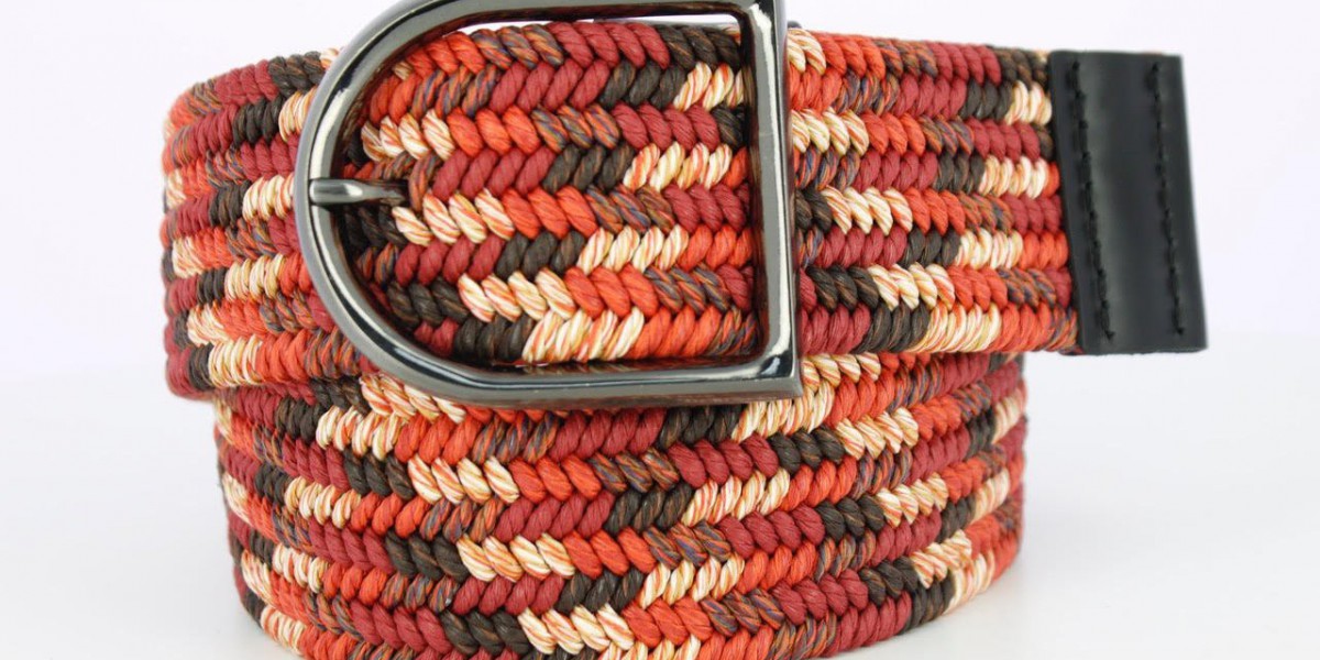 Discover the Perfect Woven Cotton Stretch Belt at Sedona Leather Works
