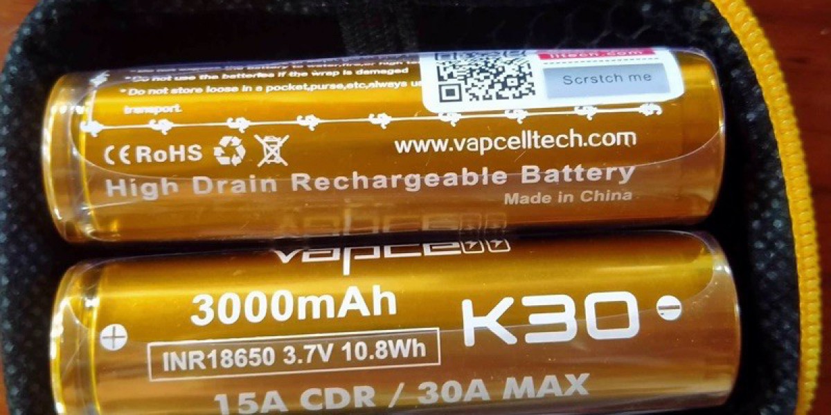 Authentic VAPCELL K30 18650 15A/30A Flat Top 3000mAh Battery