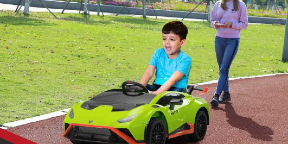 Teaching Kids Responsibility and Fun with Tobbi 12V Licensed Lamborghini Kids Ride on Car, Green