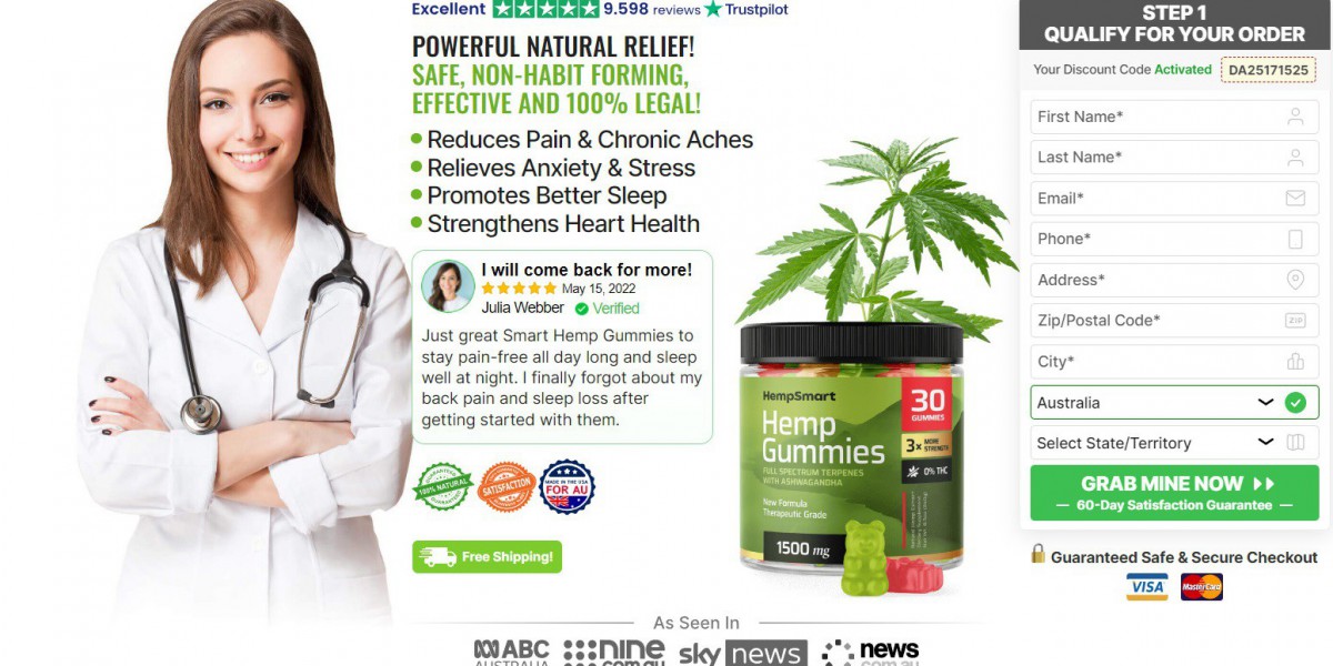 Smart Hemp Gummies AU, NZ, CA, IL Reviews, Price & Buy In Australia