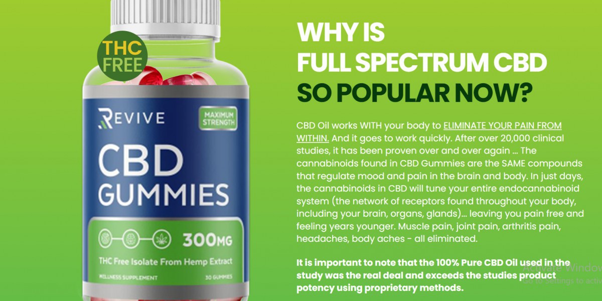 Revive CBD Gummies USA Reviews  & Official Website In USA [2024]