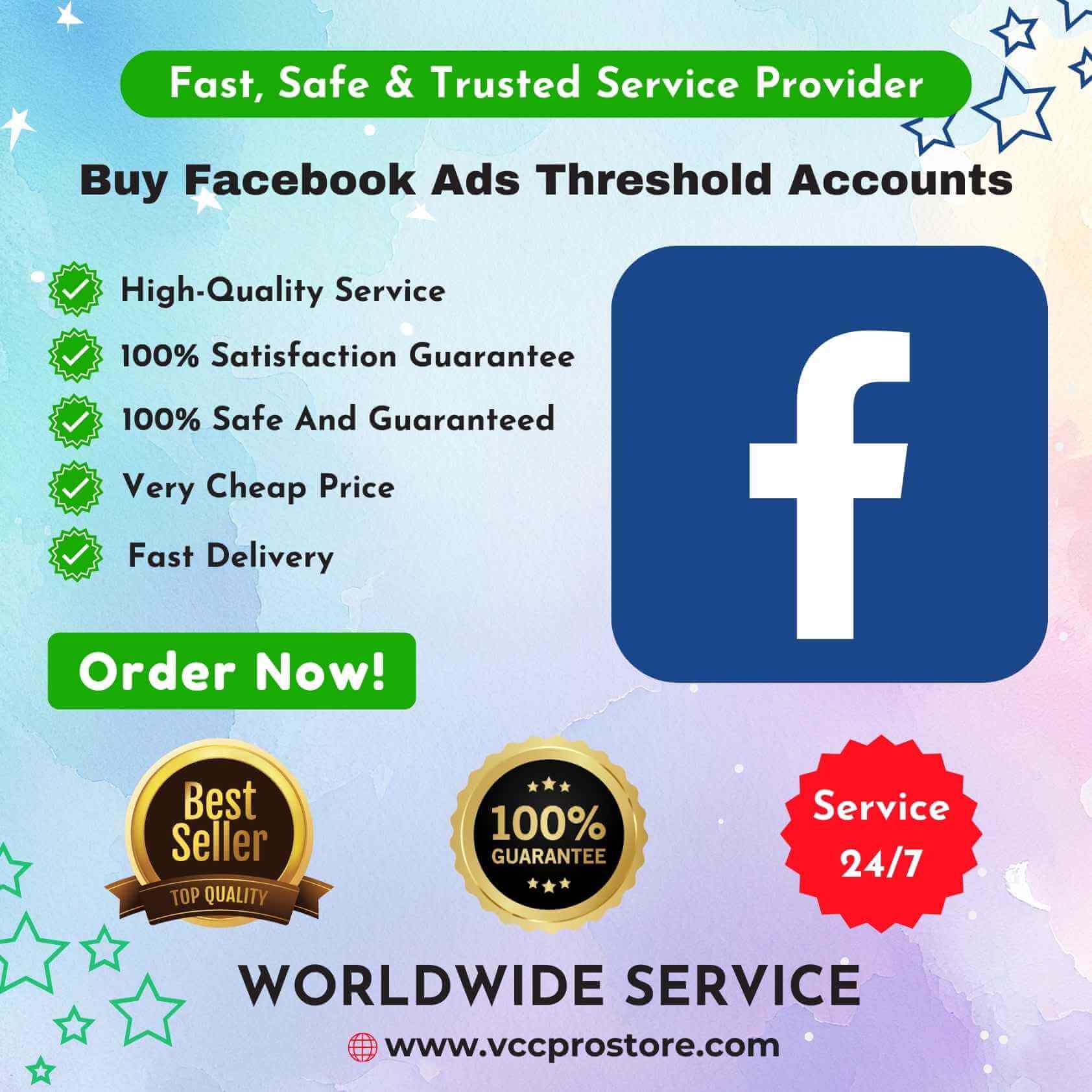 Buy Facebook Ads Threshold Accounts - Best Accounts 2024