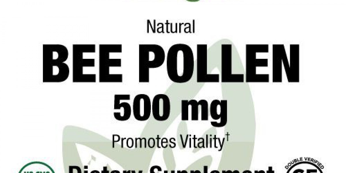 Natural Bee Pollen 500 mg – 100 Veg Tabs